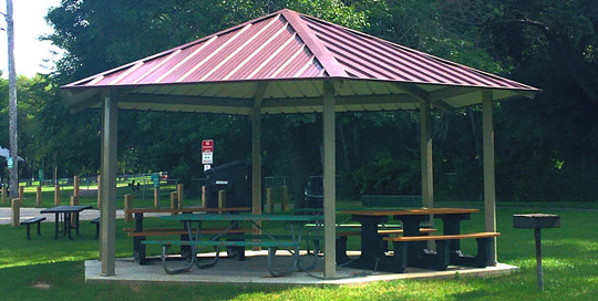 Machesney Park officials dedicate the Schoonmaker Park Pavilion to Bill Burkman